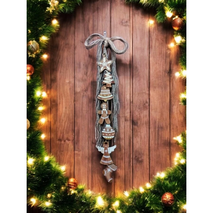 DKTT Yılbaşı Süsü, Kapı Süsü, Duvar Süsü, Dekoratif Yılbaşı Süsü, Noel Süsü