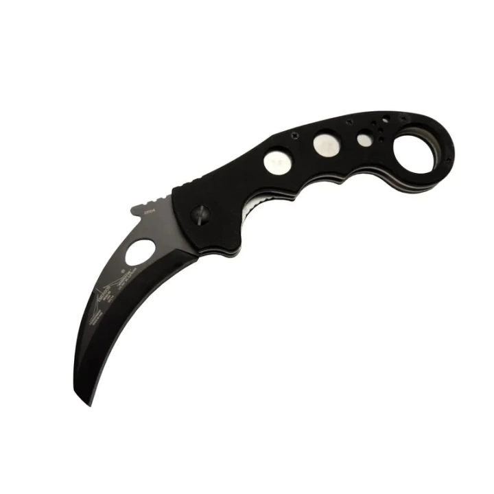 Emerson 0504 Bk Siyah Karambit Kamp Çakı 20cm- Manuel, Kemerlikli