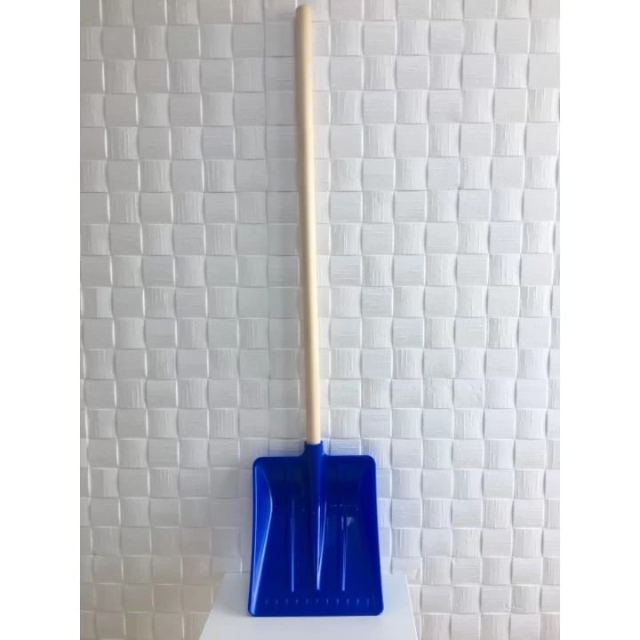 Ergonomik  Ahşap Saplı Kar Küreği - Çok Amaçlı Kürek