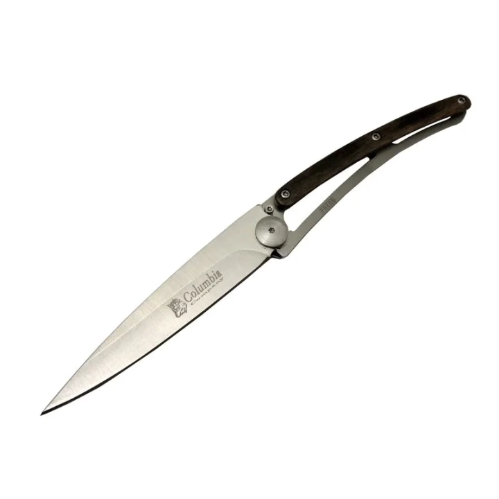Ext 2990c Deejo Koyu Kahve Kamp Çakı 22,5cm- Manuel, Kemerlikli, Ultra Hafif