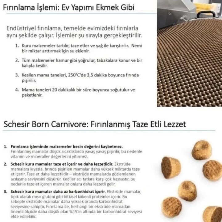Schesir Born Carnivore Tavuk ve Yumurtalı Yetişkin Kedi Maması 255 Gr