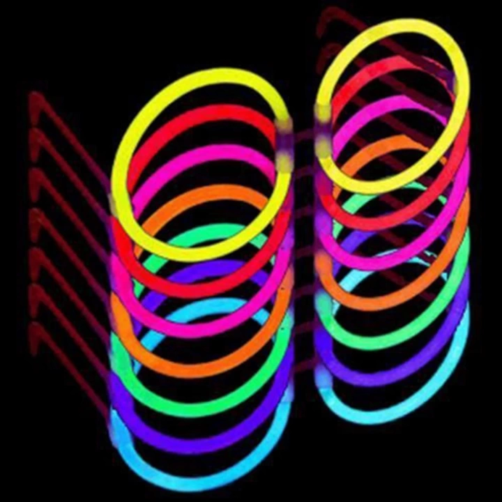 Glow Parti Gözlüğü Glow Partisi Yulak Şekilli Fosforlu Gözlük 6 Adet