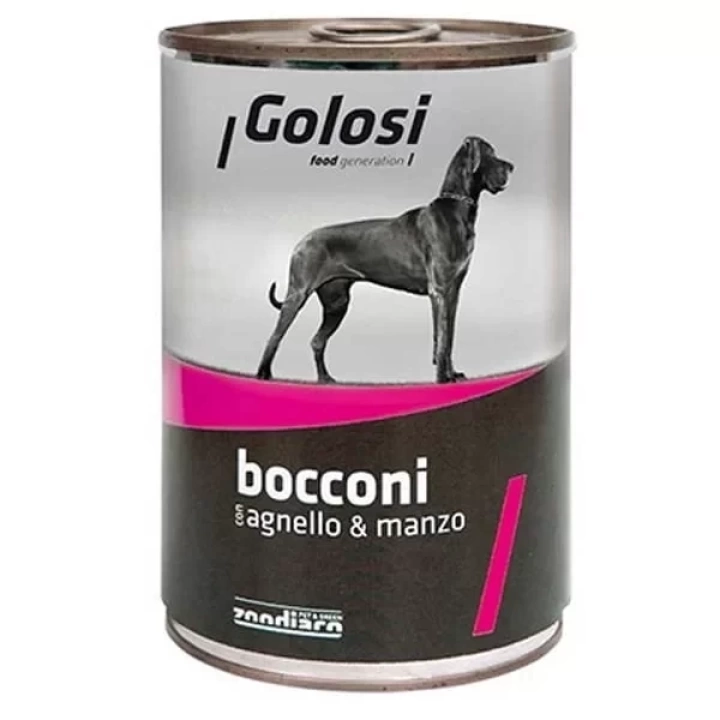 Golosi Sığır ve Kuzu Etli Yetişkin Köpek Konservesi 400 Gr