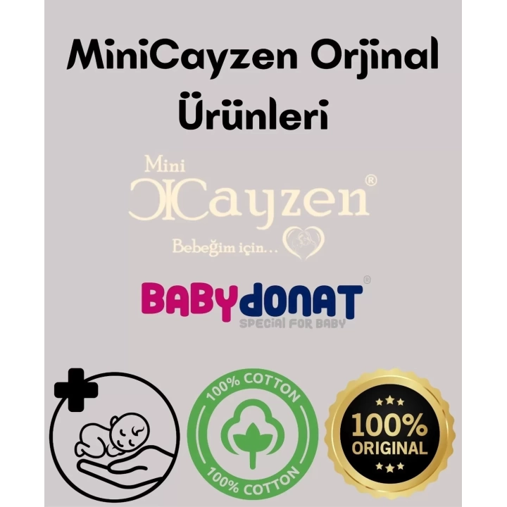 Kamp Desenli Kapüşonlu % 100 Pamuk Erkek Bebek Takımı