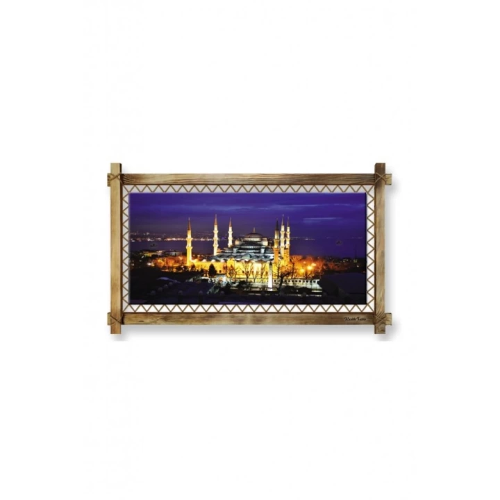 Kanvas Camii Düz Işıksız Tablo