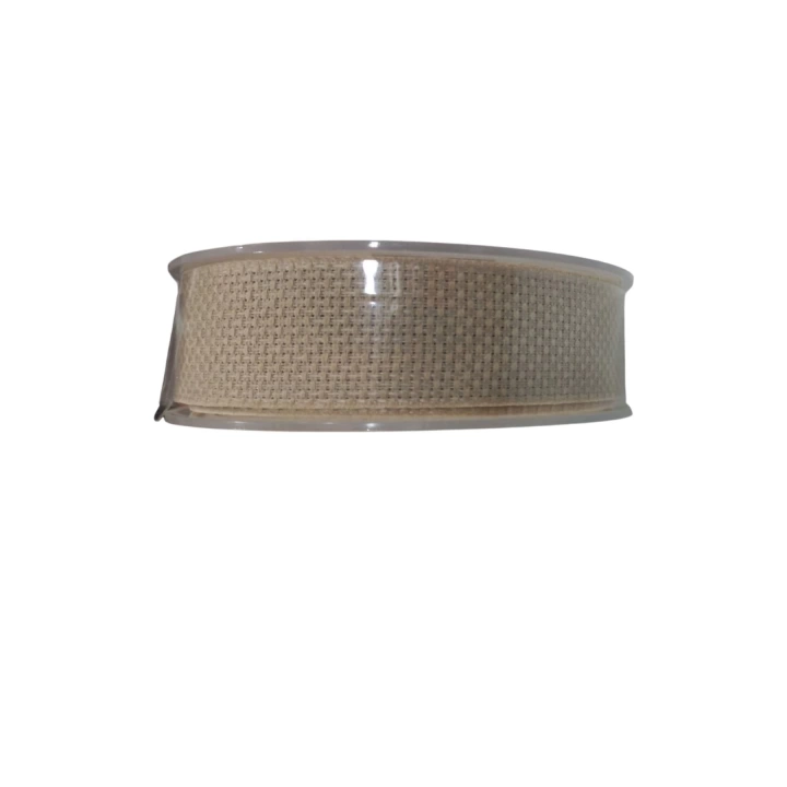 Keten Kurdele 25 mm Bej 1 Metre