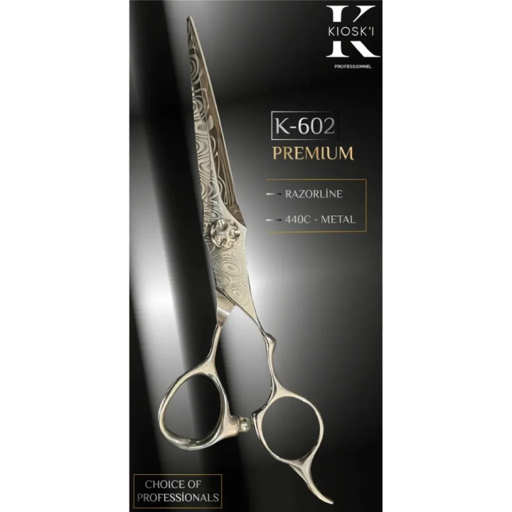 Kioski Profesyonel Premium Lüks Makas K-602 6