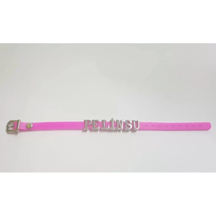 Kişiye Özel - İsme Özel Bileklik - Pembe