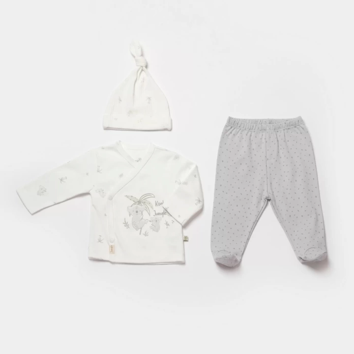Koala Jungle 3lü Bebek Takım Gri