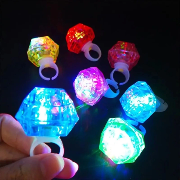 Kristal Led Parti Yüzük Seti (639lı)