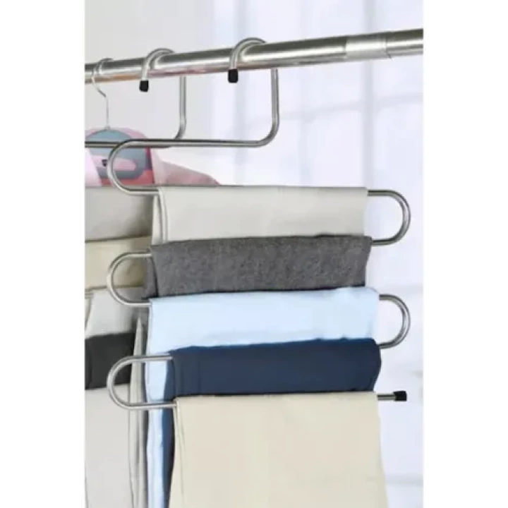 Krom Kaplama Pantolon Askısı
