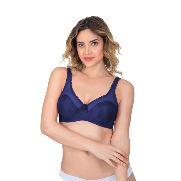 Lacivert  Emay 169 B Basic Balenli Toparlayıcı Sütyen