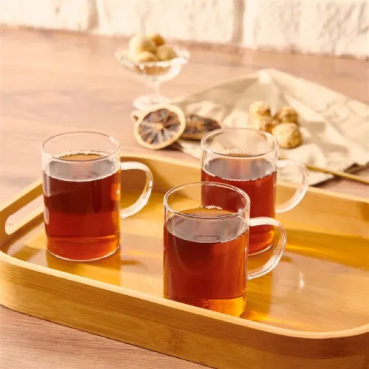 Limopa 3lü Cam Kupa 200 ml