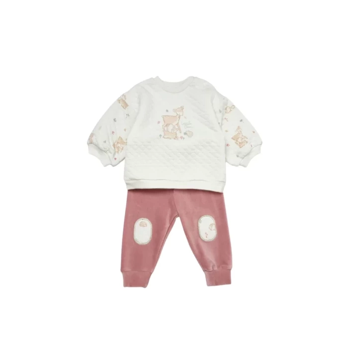 Little Deer 2li Bebek Takım Mint