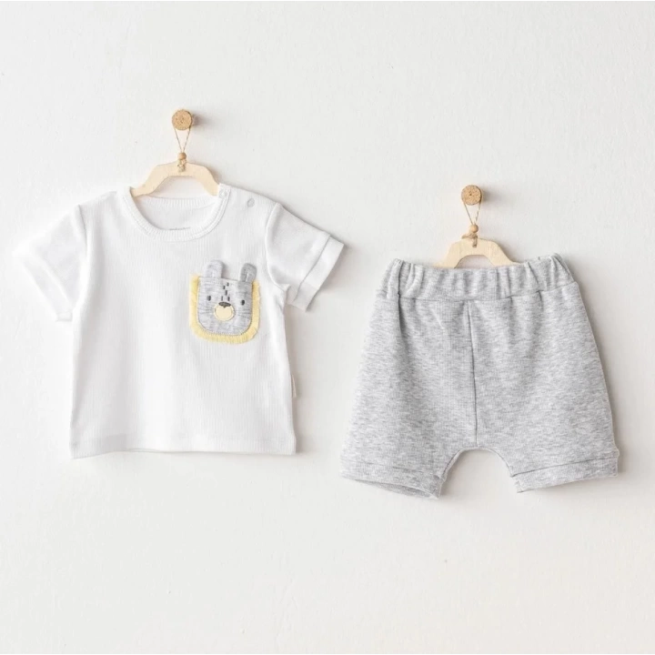 Little King 2li Bebe Takım Grey