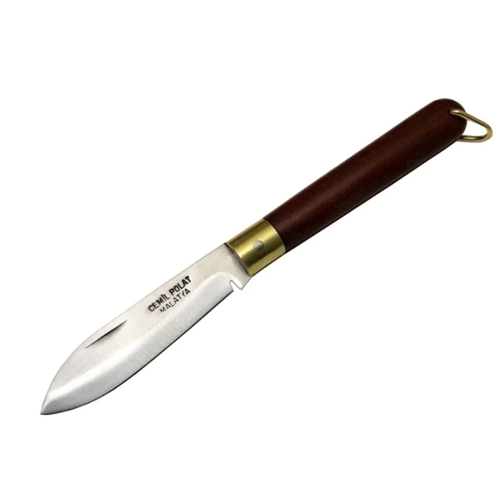Malatya Beydağı  Tk 18 Kahverengi Kamp Çakı 18cm - Manuel, Fiber Sap