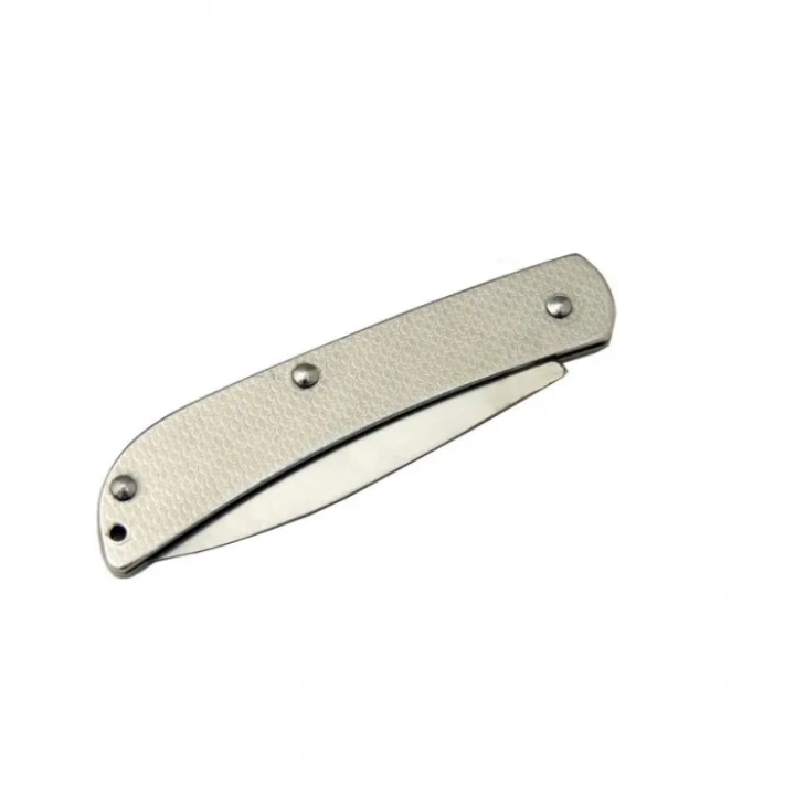 Metal Yerli Akarsu 15,5 Cm Kamp / Outdoor Çakı  - Yarı Otomatik
