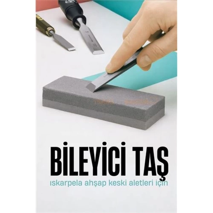 ModaCar Iskarpela Ahşap Keski Oyma Aletleri Bileyici Taş 2 Taraflı