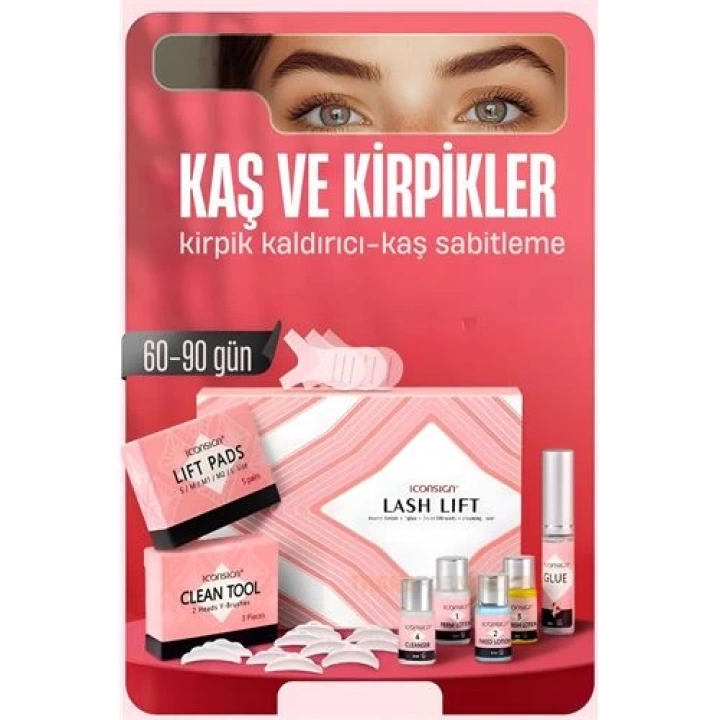 DKTT Lifting Seti - Kirpik Perması Kirpik Kaldırma Seti - Kaş Sabitleyici Multi Kullanım