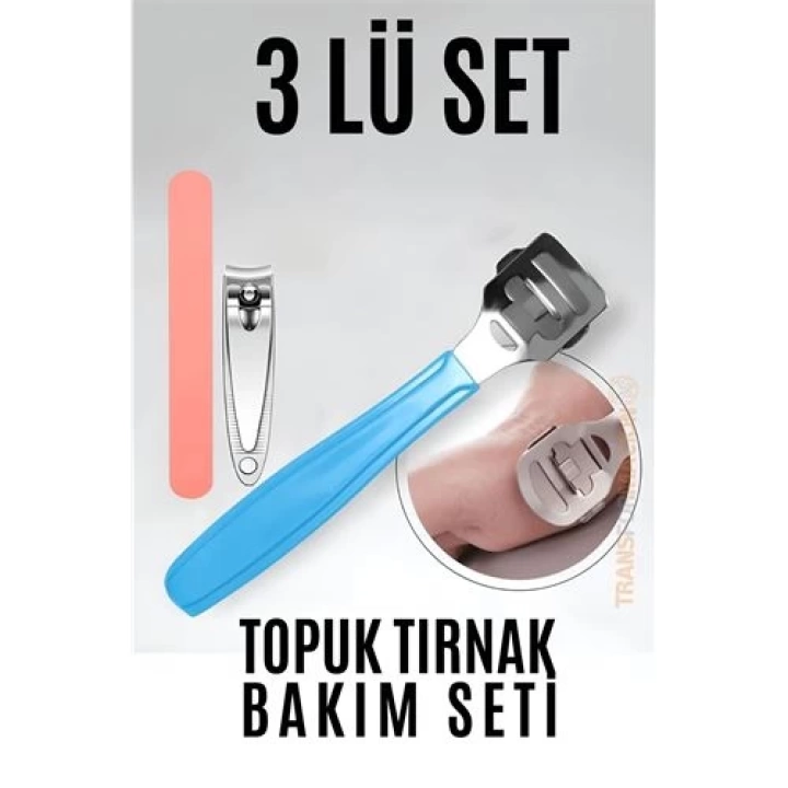 DKTT Topuk Raspa Tırnak Makası Törpü Seti Mery Solingen