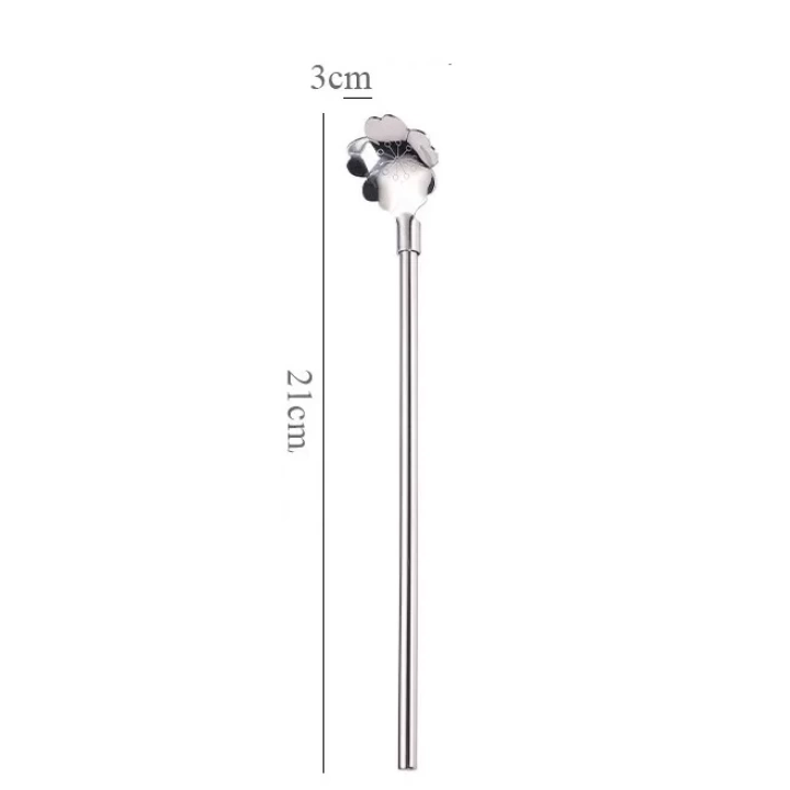 Paslanmaz Metal 2 Li Kaşıklı Pipet Fırça Seti