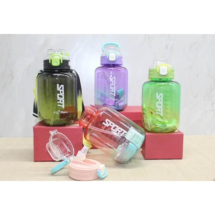 Pipetli Su Matarası 1100 Ml Bpa İçermez Alk3149