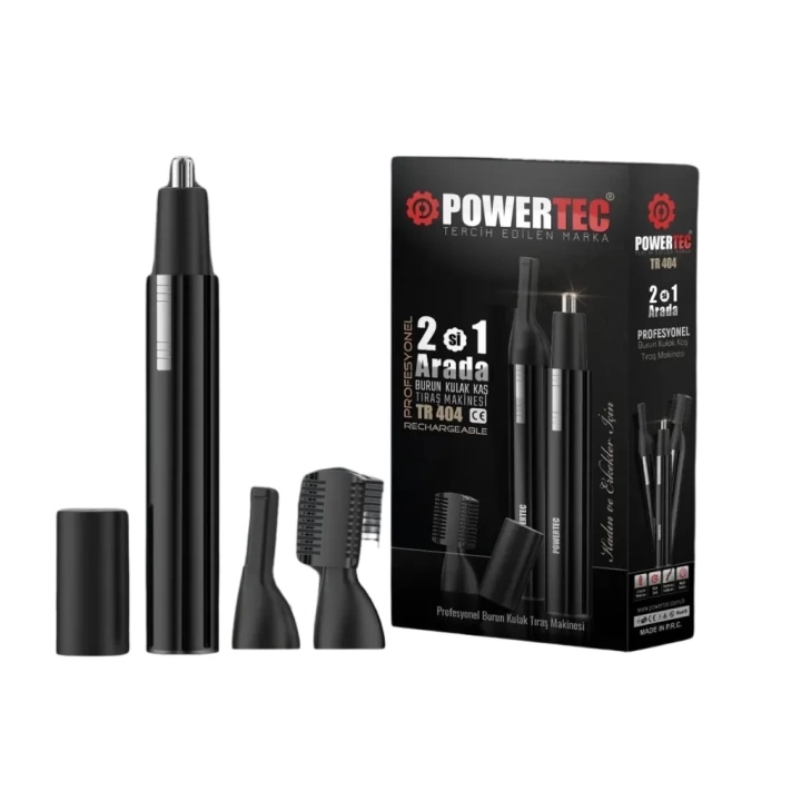 Powertec TR 404 Şarjlı Burun Kulak Kaş Şekillendirici