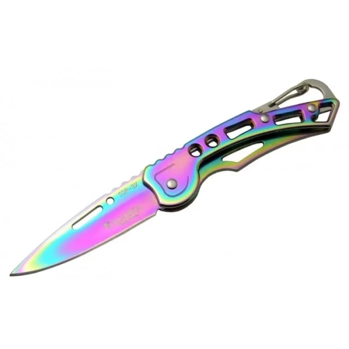 Sdr-3x Gökkuşağı Metal Çakı 15,5 Cm Manuel, Kemerlikli