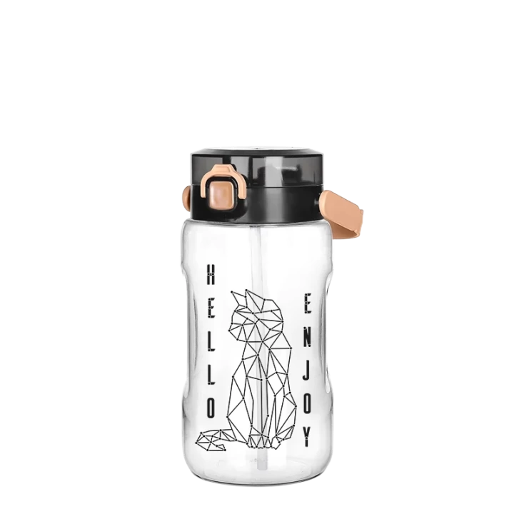 Şeffaf Matara - 1500 Ml - 50,7 Oz - Watermode Matara