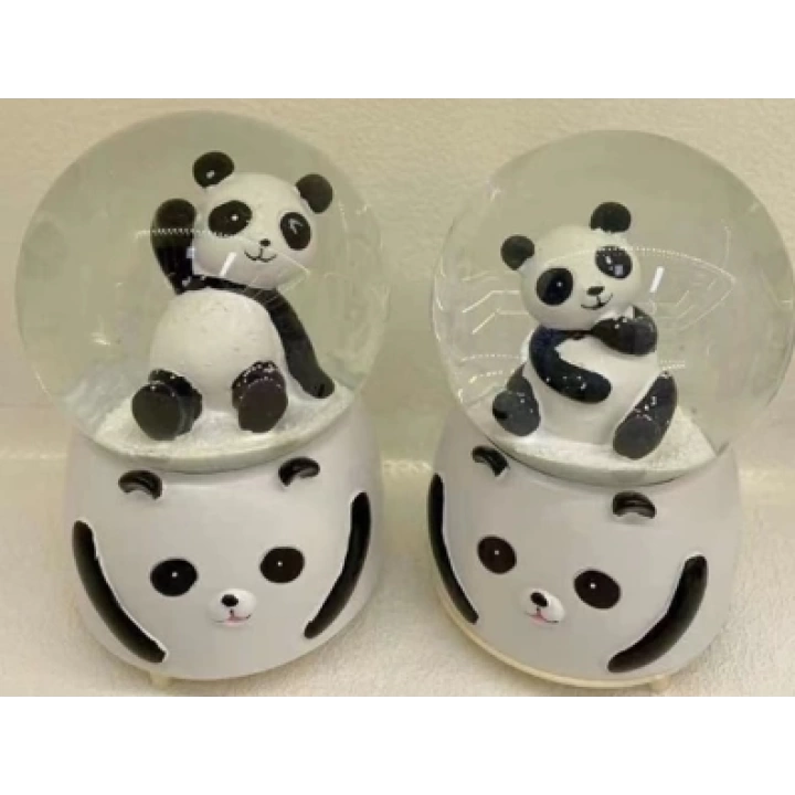 Siyah-beyaz Panda Kar Küresi Büyük Boy