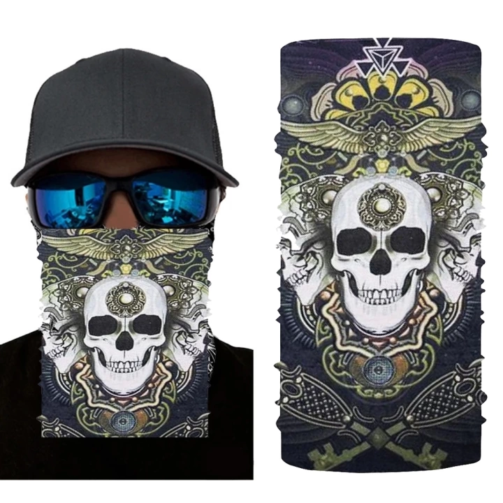 Motorcu Boyunluk Baf Buff Bandana 25x48 Cm Model 3