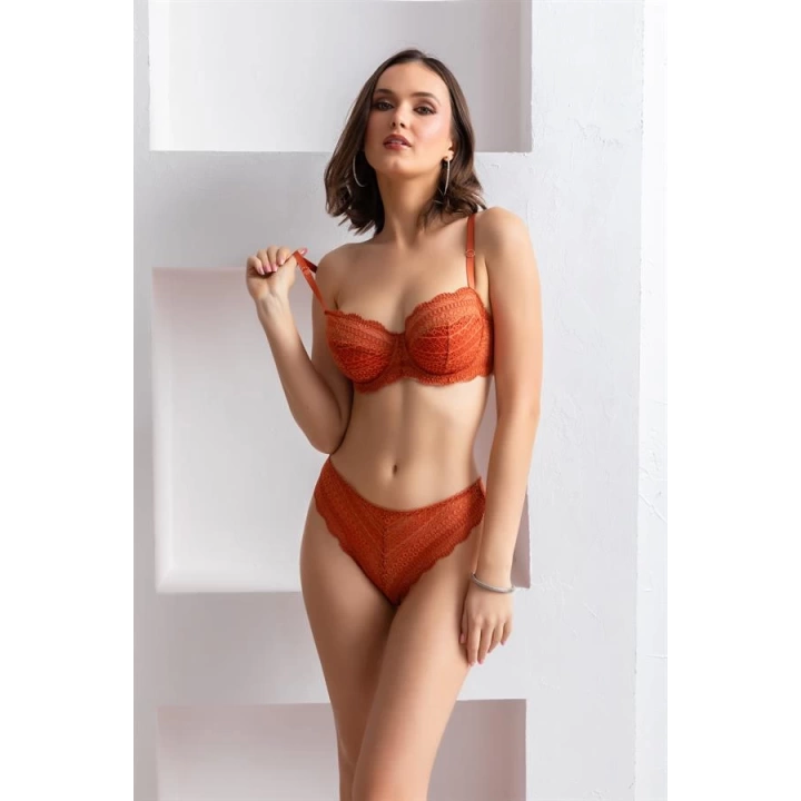 Sütyen Külot Takım Kiremit (brf31801)