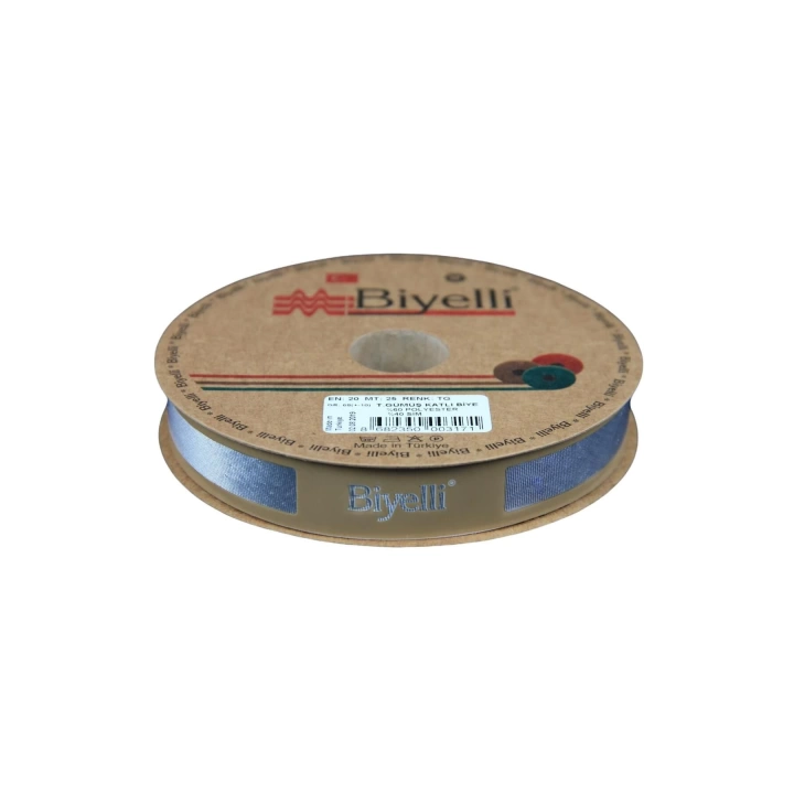 Biye Simli Katlı Tg 2 cm 25 Metre %50 Simli % 50 Polyester