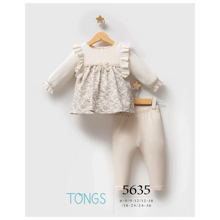 Tongs Baby Little Honey 2li Takım 5635 Ekru