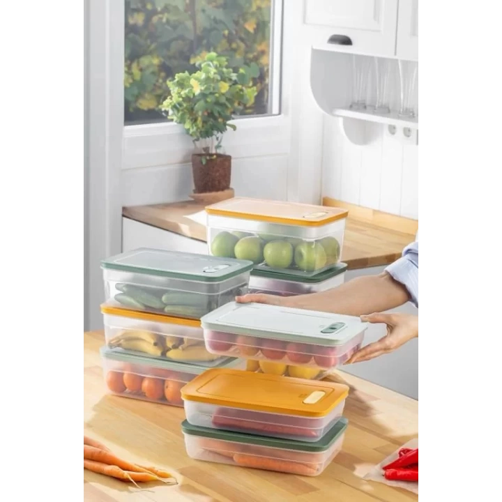 Tupper Model - Vakumlu - Mikrodalga Buzluk Saklama Kabı 3,8lt