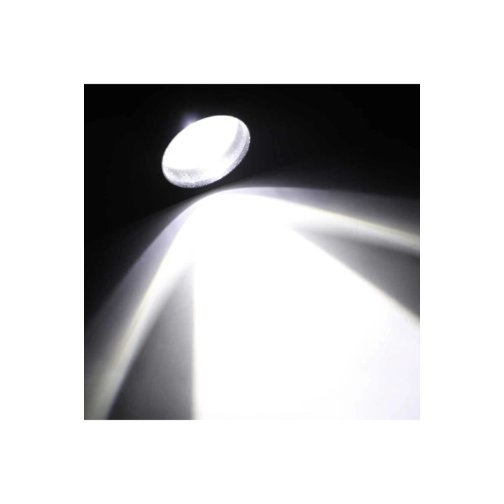 Ultra Çift Yönlü Güçlü Pilli Led El Feneri 2000 Lümen 6W Cob Led Su Geçirmez Zoomlu 3 Modlu