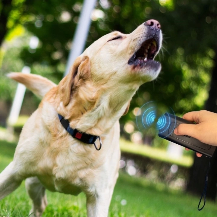 Ultrasonik Zarar Vermeyen Köpek Uzaklaştırıcı Ve Eğitici Cihaz