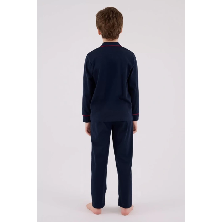 U.s. Polo Assn Gömlek Pijama Us2234-4 Lacivert