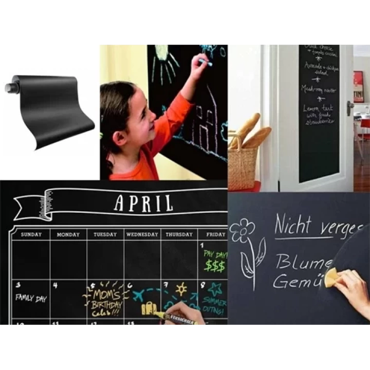 Yapışkanlı Kara Tahta-yazı Tahtası: Sticker Blackboard