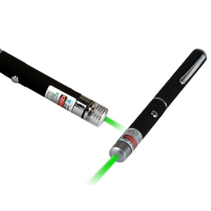 Yeşil Lazer Pointer 100 Mw 15 Km Etkili (5 Başlıklı)