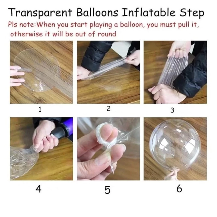 Kırmızı Simli Yulak Şeffaf Balon 24 İnç