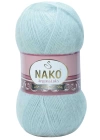 1 Adet Angora Lüks El Örgü İpi Saraylı Mint 10471