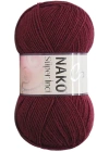 1 Adet Süper İnci El Örgü İpi 100 gr Bordo 999