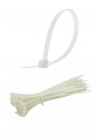 100 Adet Plastik Cırt Kelepçe Kablo Bağı Kablo Düzenleyici-4.8 X 380 Mm