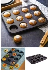 12 Bölmeli Metal Yapışmaz Muffin Kek Kalıbı