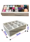 12 Bölmeli Pratik Bölmeli Çekmece Düzenleyici Organizer