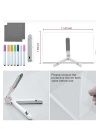 12 Inc Led Işıklı Çizim Tahtası Ayarlanabilir Stant Ve Kalemleri İle