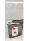1.8 Litre Poly Erzak Saklama Kabı Kızaklı Kapak Royaleks-BNM-0650