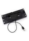 2 Fanlı Notebook Soğutucu Portatif Katlanabilir Laptop Soğutucu Fan Usbli Stand Bilgisayar Fanı