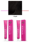 2 li Set Premium 1 Siyah - Kalıcı Krem Saç Boyası 2 X 50 g Tüp